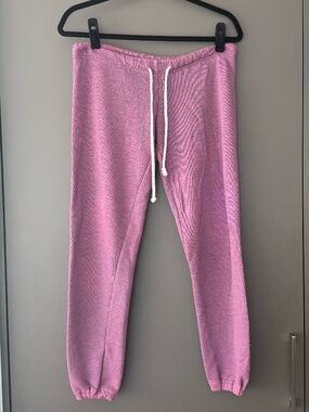 Purple Drawstring Jogger Sweatpants Size XS Tie-Dye Style Super Soft Cozy Lounge